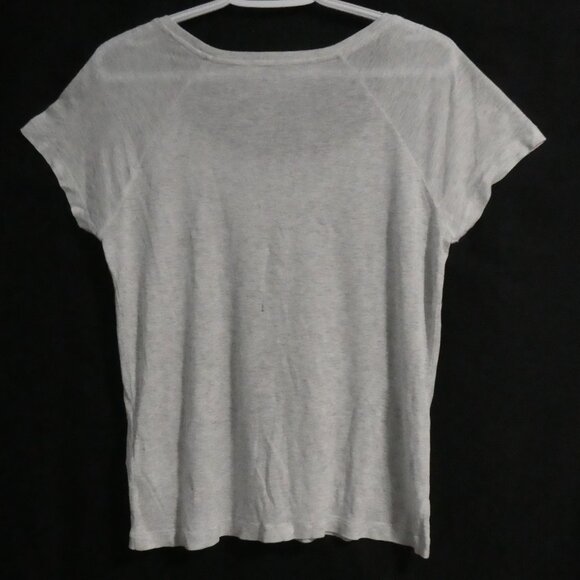 COS | xs - extra small | Basic Ribbed Knit Heather Grey T-Shirt - Tee - Picture 2 of 13